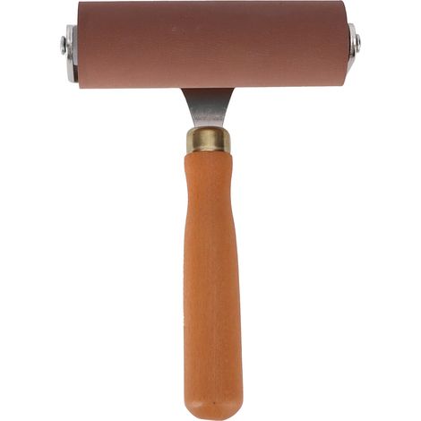 Rouleau en caoutchouc élastique souple, flexible et durable de 10 cm, idéal pour la gravure et le scrapbooking. (1/5)