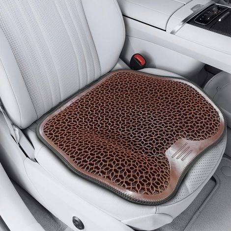 Conduisez sans douleur et sans transpiration – coussin gel alvéolé 49x43cm – Antidérapant – Soulage sciatique – Pour voiture, bureau -Café (1/4)