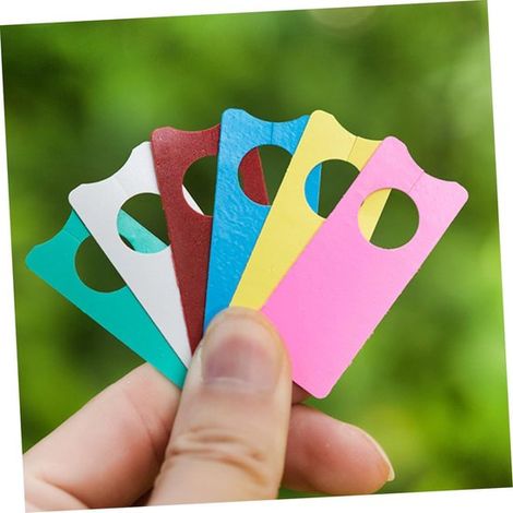 500 etiquetas rosas de PVC para plantas, aptas para escribir (1/4)