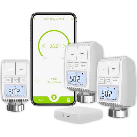 ZigBee Smart Radiator Thermostat Kit 3+1 (1/5)