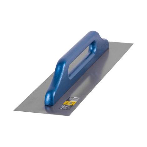 Glättkelle Strend Pro 0812.029CS BlueLine, Holzgriff, 480x130 mm, gerade, WoodHand, Stahl