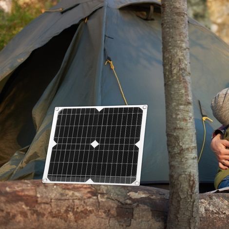 25W 5V halbflexibles Solarpanel-Ladegerät für Mobiltelefone, geeignet für Outdoor-Reisen und Camping (1/5)