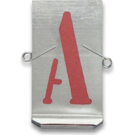 STAMPINI TRAFORATI 27 LETTERE DA  40 MM