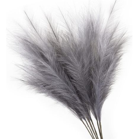 Pampas Grass - Faux Pampas Grass 45 cm - Décoration Intérieure Boho - 9 Pièces (1/5)