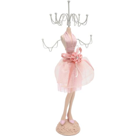 Présentoir à bijoux élégant pour mannequin, porte-colliers, bagues, bracelets et boucles d'oreilles. (1/5)
