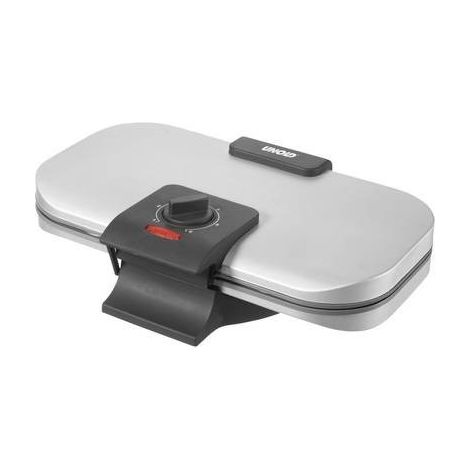 Unold 48241 Piastra per Waffle Doppia 1200 W forma cuore rivestimento antiaderente colore Argento (1/5)