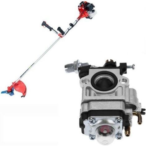 CARBURATORE PER DECESPUGLIATORE 43CC 49CC 52CC 2 TEMPI FORO 15MM CG430