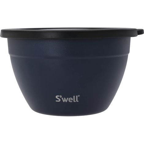 Saladier set, azurite, 1.9L - Boîte à salade avec récipient à condiments et plateau amovible - Anti-fuite et lavable au lave-vaisselle (1/5)
