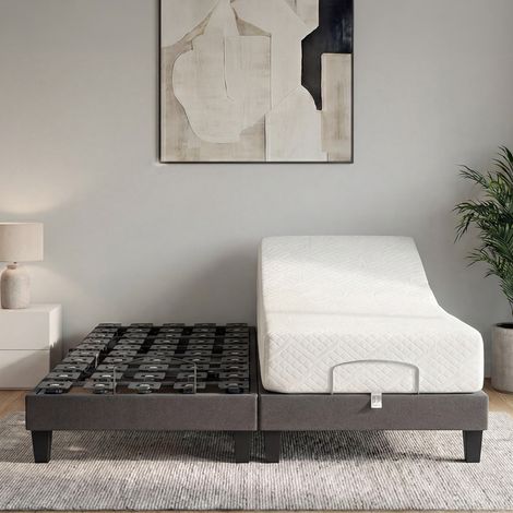 Ensemble Matelas Mémoire de forme ABSOLU avec sommier MONDOR 2x70x190 cm (1/5)