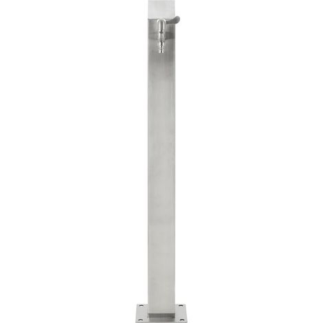 Maison Exclusive - Columna de agua de jardín acero inoxidable cua