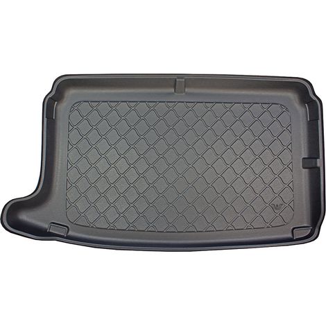 Tappetino/moquette per bagagliaio adatto a Volkswagen Polo V 6R HB 3/5 porte 09-17, parte superiore del bagagliaio (1/5)