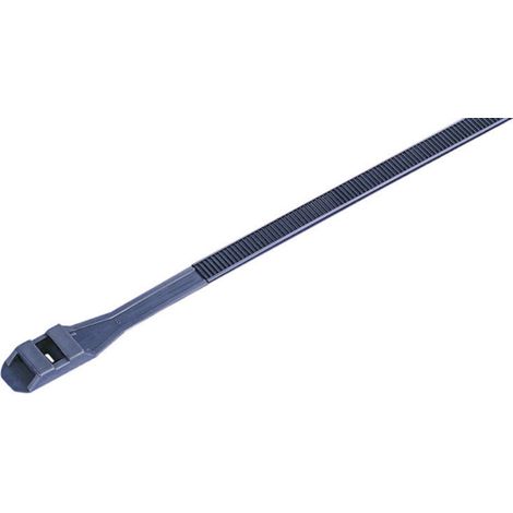 TRU COMPONENTS 1592900 TC-DLR360BK203 Kabelbinder 360 mm 9 mm Schwarz mit Doppelkopf, UV-stabilisier