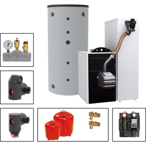 Pellmax UB Pelletkessel VikingBIO 18,4 kW Set SLS-800 Holzheizungen Heizung (1/5)