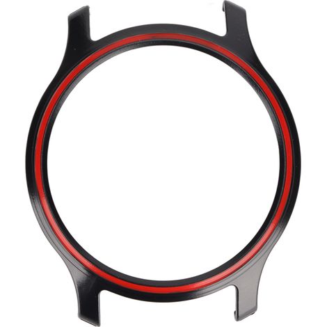 Coque de Protection Rigide Complète pour Montre Connectée Haylou RS3 LS04 - Noir Rouge (1/5)