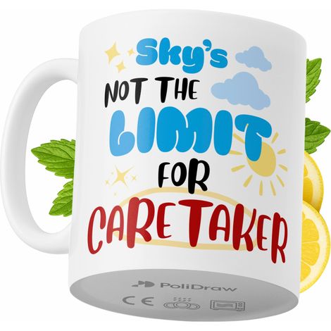 Lustige Tasse für Betreuer – Kaffee- oder Teetasse mit witzigem Textdesign – ideal für Geburtstage, Namenstage, Feiertage und besondere Anlässe. Hochwertige Tasse für Zuhause, Büro und Arbeit. Farbe: 