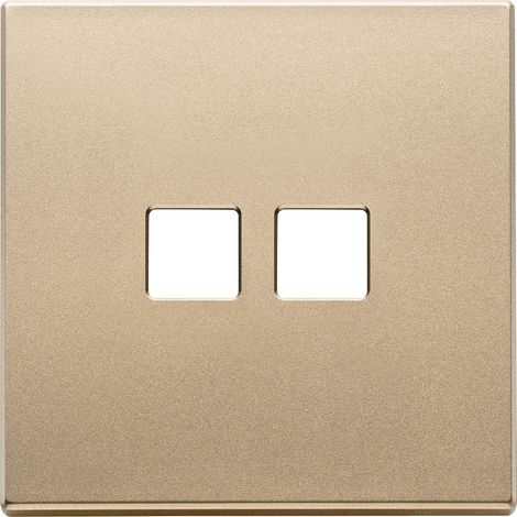 VIMAR - 22682.2.88 2Mx2 Flachplatte Satin Gold