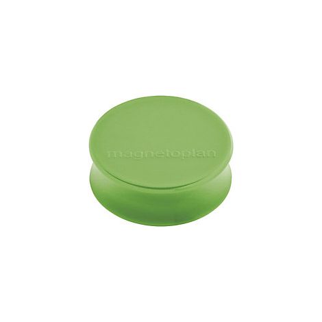 Imán Ergo  Ø 34 mm  UE 50 unid  verde mayo