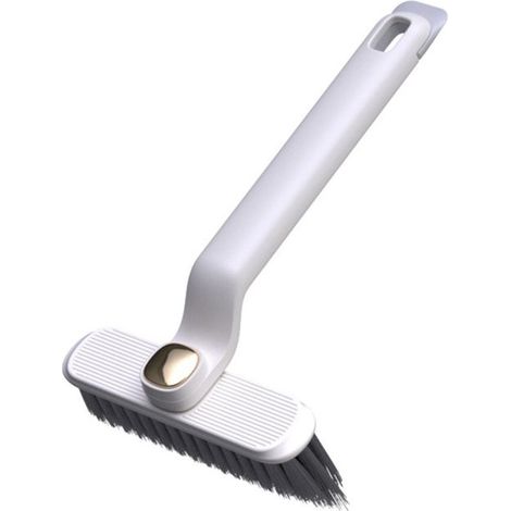 Brosse de nettoyage multifonction rotative pour les recoins, brosse de nettoyage à poils durs, outil de nettoyage pour petits coins de cuisine et salle de bain. (1/5)
