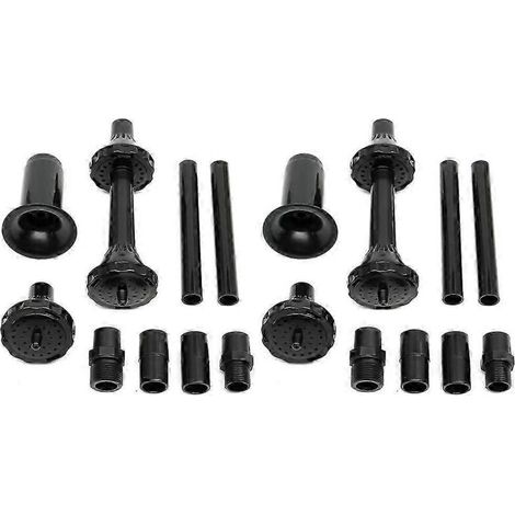 18Pcs Small Fountain Nozzle Kit Water Fountain Nozzle Heads for Pond Fountain Submersible Pump Pool (1/5)