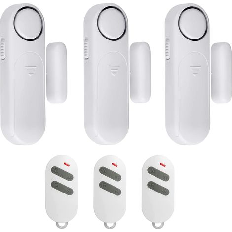 120-dB-Tür- und Fensteralarm mit 3 drahtlosen magnetischen Diebstahlsicherungsmodi, Heimüberwachungssystem zum Schutz von Kindern, Haus, Kühlschrank und Geschäft (1/5)