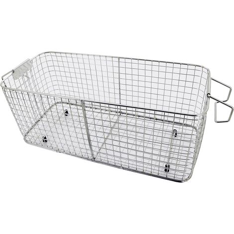 Rs Pro – Panier pour nettoyeur à ultrasons 6L – Dimensions 270 x 120 x 115 mm – Accessoire pour nettoyage efficace – Compatible cuve 6L