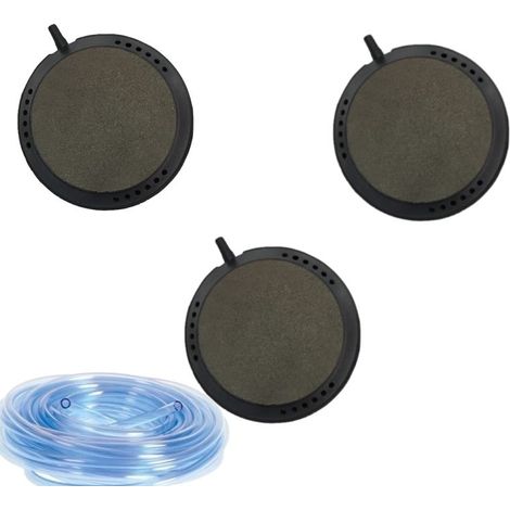Lot De 3 Diffuseurs D'Air,+ 25m de tuyau 7,5 cm Pour Bassins De Jardin (1/4)