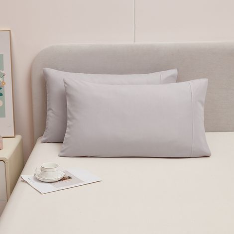 Taie d'oreiller fermeture enveloppe cm 51x76 gris clair (1/4)