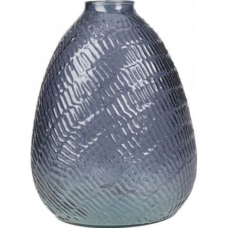 Vase décoratif en verre pour fleurs 16 x 22 cm (1/3)