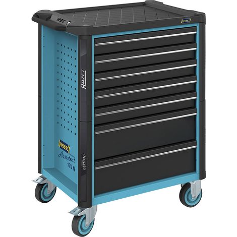 Servante d'atelier type 179-7, Dimensions L x l x H : 817 x 502 x 1040 mm, Force portante statique 300 kg, Poids 90 kg (1/5)