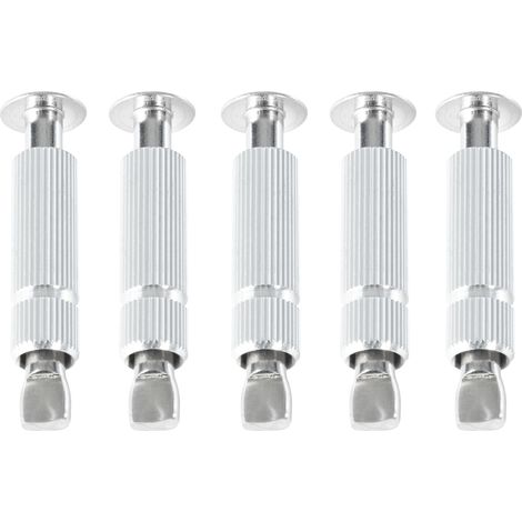 Piton douille rétractable pour fixation bâche piscine sur plage béton – Aluminium/Inox – Lot de 5 pièces – Résistance à la traction – Poolco (1/5)