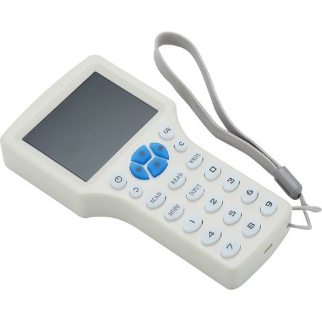 Lecteur/graveur de cartes d'identité multifréquences avec version vocale anglaise, photocopieur de porte-clés à puce, machine de copie intégrée pour le commerce extérieur de cartes à puce (1/5)
