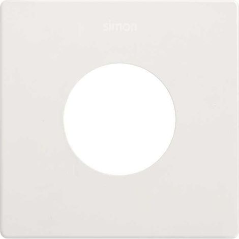Marco mínimo SIMON 270 empotrar para enchufe 1 elemento blanco mate (1/2)
