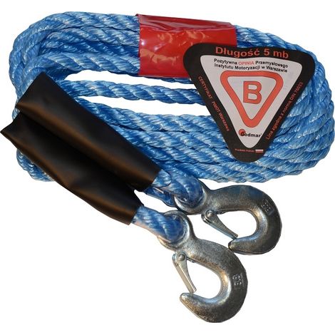 Cuerda de remolque de titanio DMC 1450 - 2500 kg 5 m