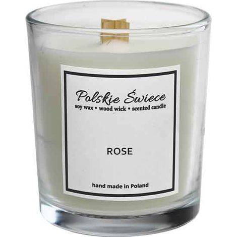 candela di soia con stoppino in legno + ROSA (1/5)