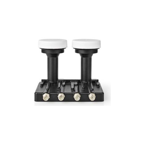 NEDIS Tête Parabole Universelle Monobloc Quadruple 6,0 Facteur de Bruit : 0,2 - 0, (1/5)
