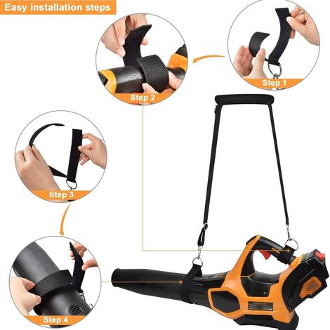 Universal shoulder straps for blade blowers and string trimmers, compatible with EGO Power+ shoulder straps. (1/4)