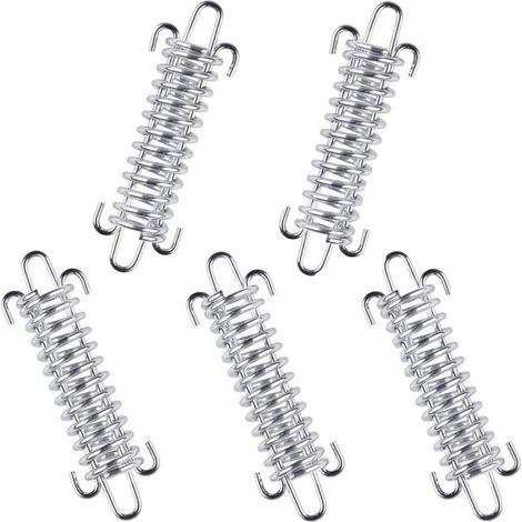 Molla in acciaio per tenda da sole, fibbie a molla, tenditore per tenda da sole, adatto per accessori di fissaggio per tende da campeggio, arrampicata su spiaggia, 5 pezzi