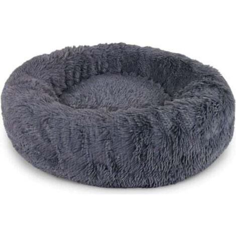 Couchage Panier Pour Chats Chien --Taille 60 CM-- Gris Foncé (1/5)