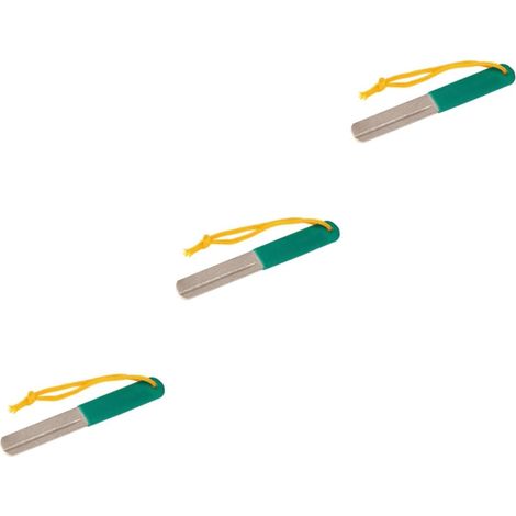 3 Pièces affûteur d'hameçons de pêche Outil électrique Lime à aiguiser Les hameçons bac de Rangement bac Rangement grimstone Pierre à aiguiser Diamant aiguiseur Aiguiser Le (1/5)