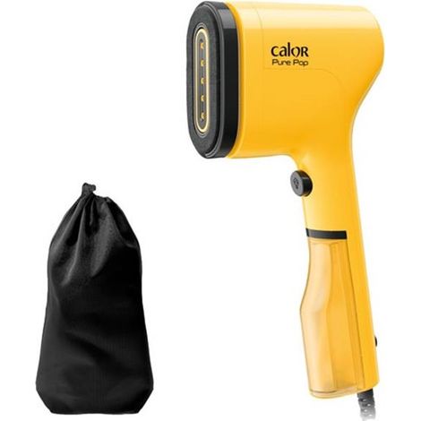 Défroisseur Vapeur Pure Pop - 1300 W - Tête Réversible - Jaune - Calor