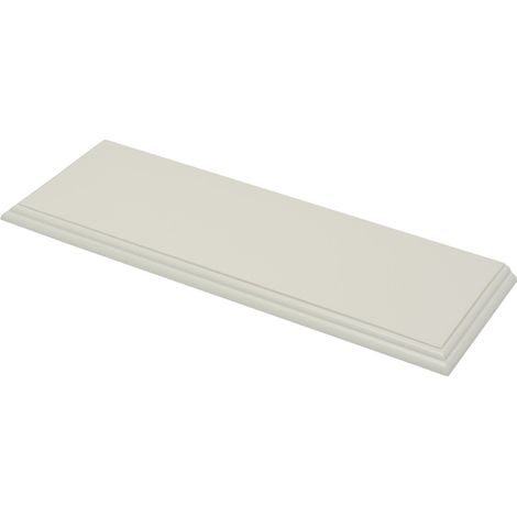 Mensola rettangolare classica bianca 20x600x200 - kimono (1/2)