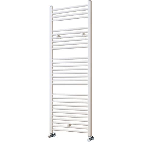 Kibath Radiador Secatoallas 150 cm x 50 cm circuito calefacción acabado blanco fabricado en acero (1/5)