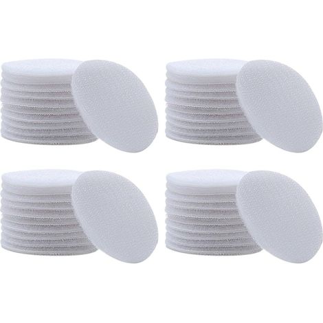 Autocollants Antidérapants pour Canapé et Coussins, Maintien de Drap de Lit, 40 Paires Blanches, Colle Adhésive pour Tapis D'intérieur, Fixateur Antidérapant pour Coussinets (1/5)