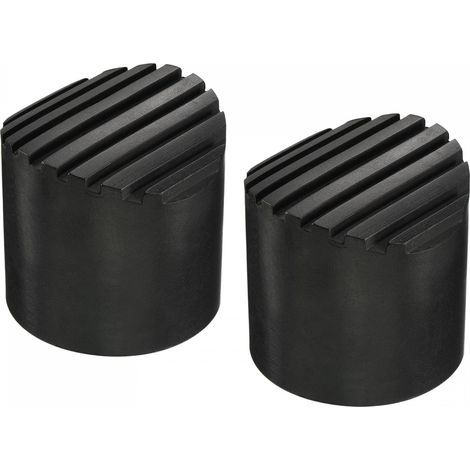 2Pcs Pieds D'échelle,Caoutchouc Antidérapant 52mm,Noir Protection Sol Pour Échelle Télescopique (1/5)