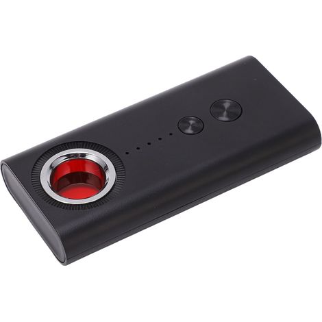 Détecteur de caméra portable multifonctionnel LED avec GPS, détecteur de micros espion, réglage sur 6 niveaux, localisation précise des caméras. (1/5)