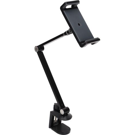 Robuster und langlebiger, um 360 Grad verstellbarer Tablet-Ständer aus Aluminiumlegierung, ideal für Arbeit, Studium und Büro. (1/5)