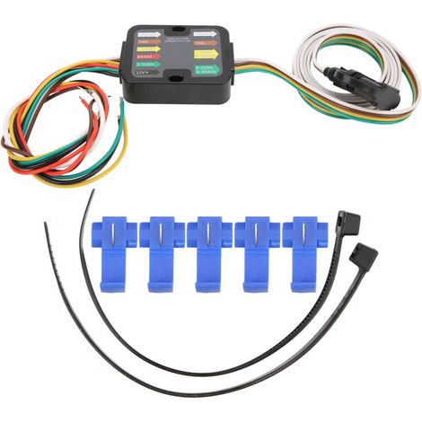 Convertisseur de Câblage de Remorque, Kit de Feu Arrière étendu pour Convertir Les Véhicules en Câblage de Remorque Standard à 2 Fils pour Accessoires de Feu Arrière de Camping-Car (1/5)