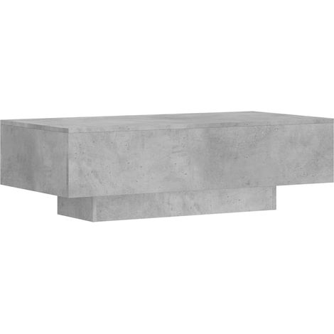 Maison Exclusive - Tavolino Salotto Grigio Cemento 100x49,5x31cm Legno Multistrato
