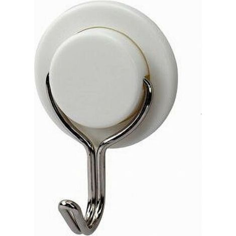 Set 4 Pz Ganci Adesivi Attaccapanni Da Parete Forma Circolare Casa 5.5 Cm 79336 (1/2)