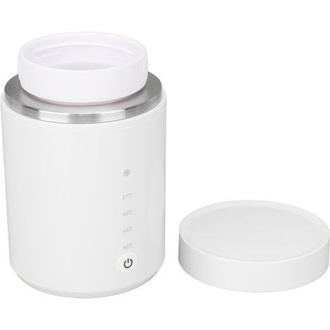 Chauffe-biberon avec 2 adaptateurs, fonction décongélation, rechargeable, 4 réglages de température. (1/5)